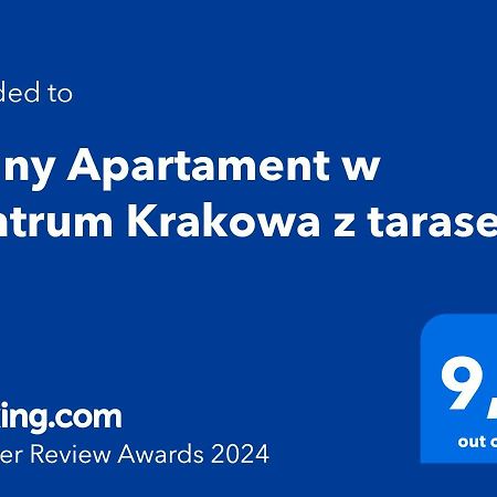 Ladny Apartament W Centrum Krakowa Z Tarasem. Exterior photo