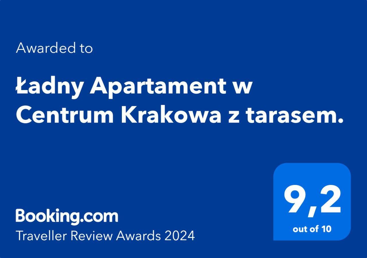 Ladny Apartament W Centrum Krakowa Z Tarasem. Exterior photo